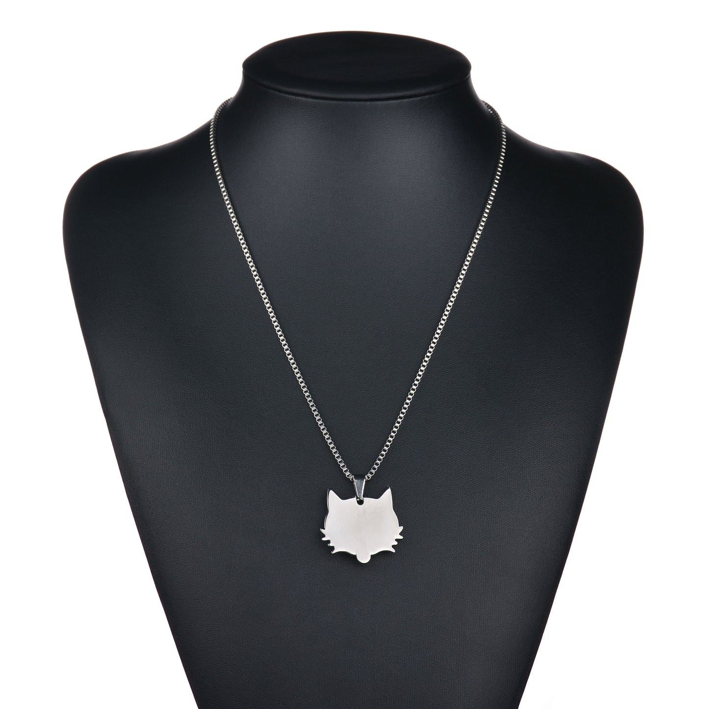 Custom Double-Sided Polished Cat Pendant Tag